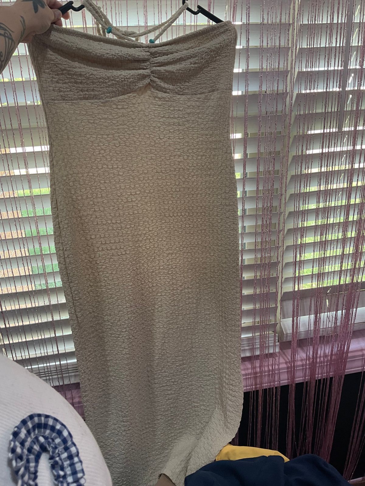 Nude long dress (XL)