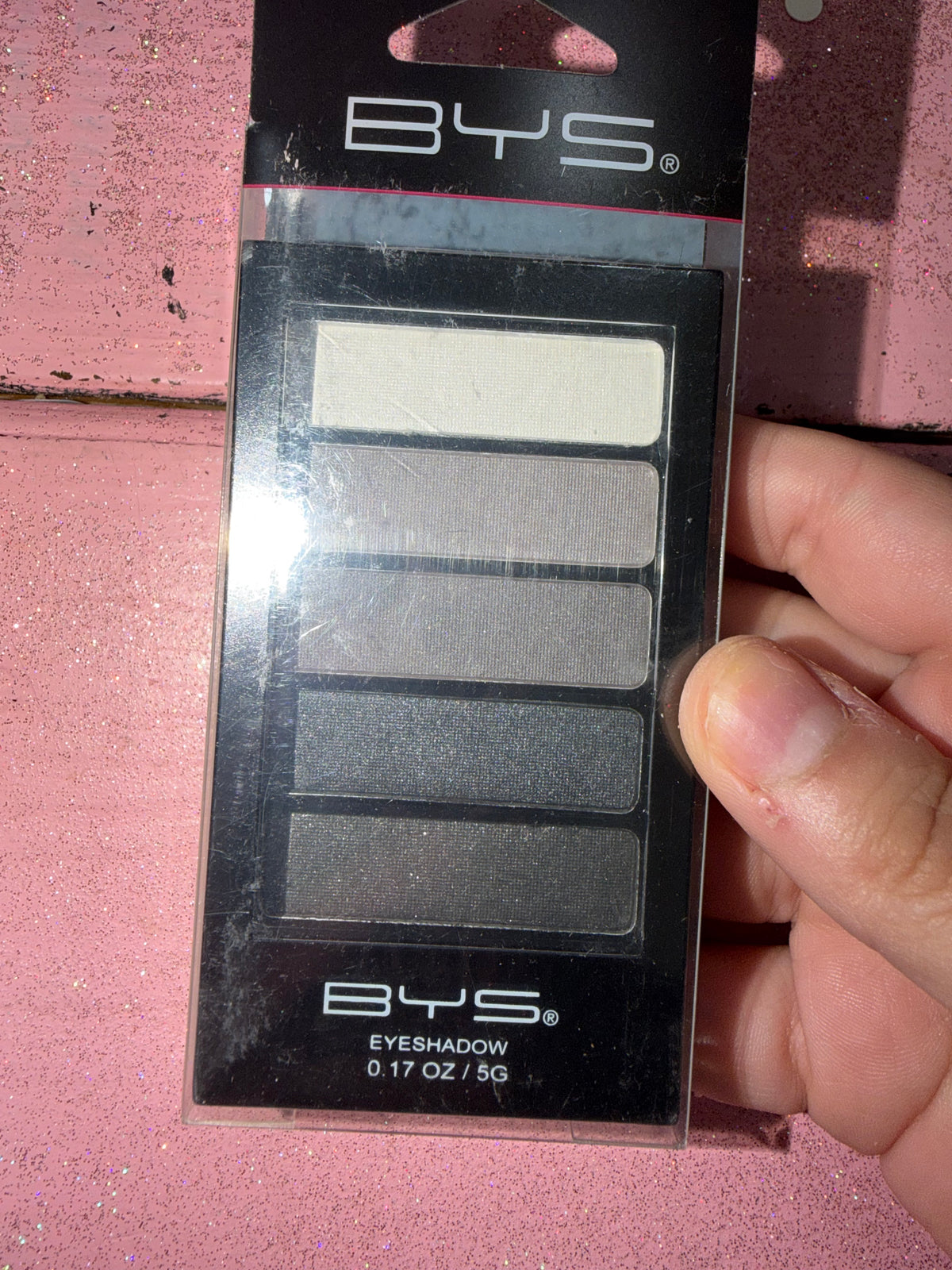 BYS eyeshadow palette greys
