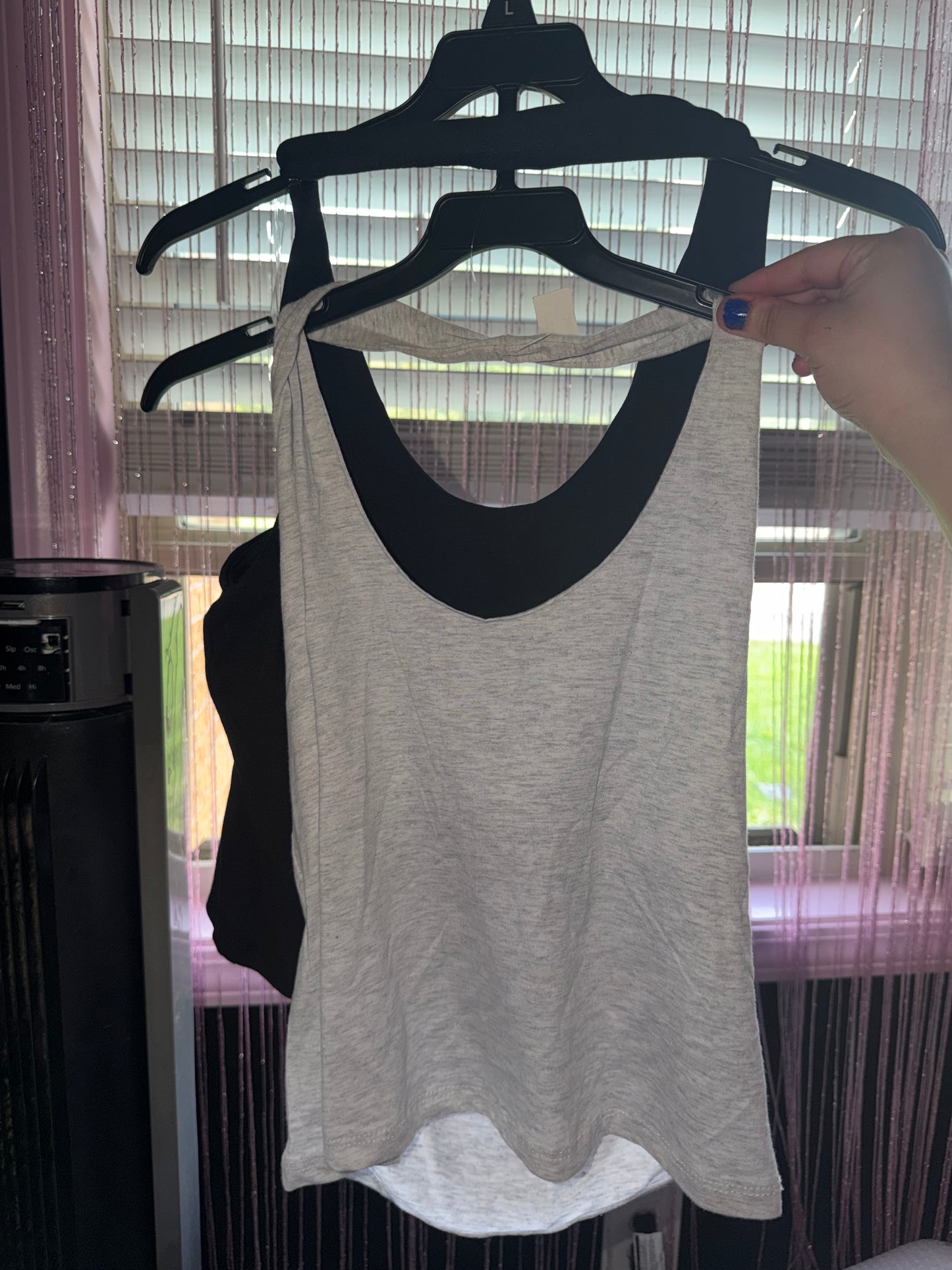 2 pack halter top set (L)