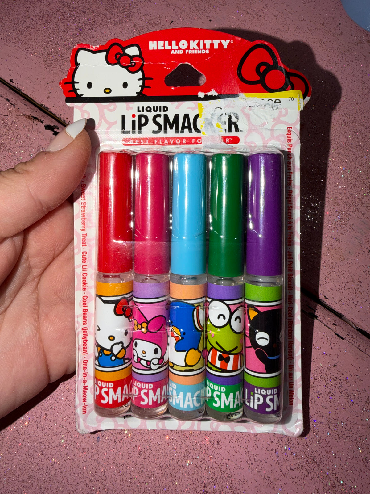 Hello kitty lip gloss set