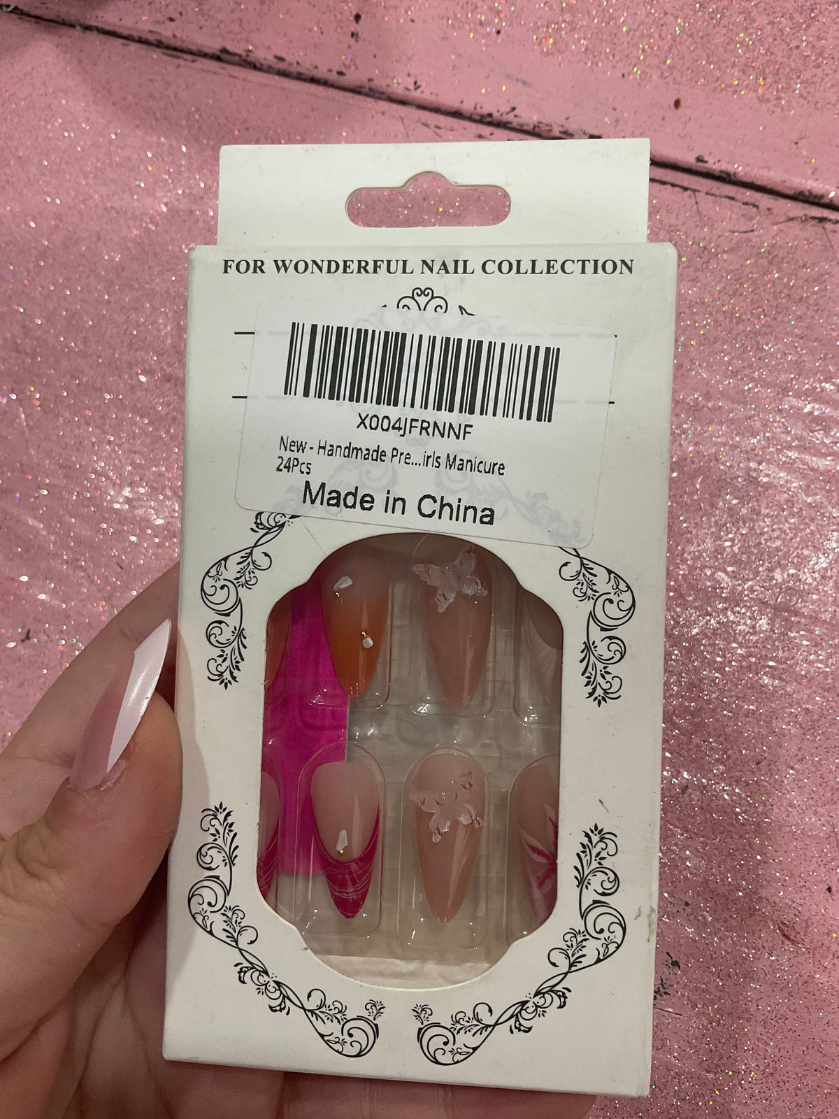 Butterfly press on nails