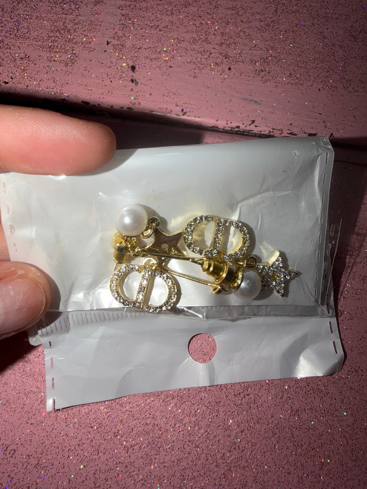 CD earrings