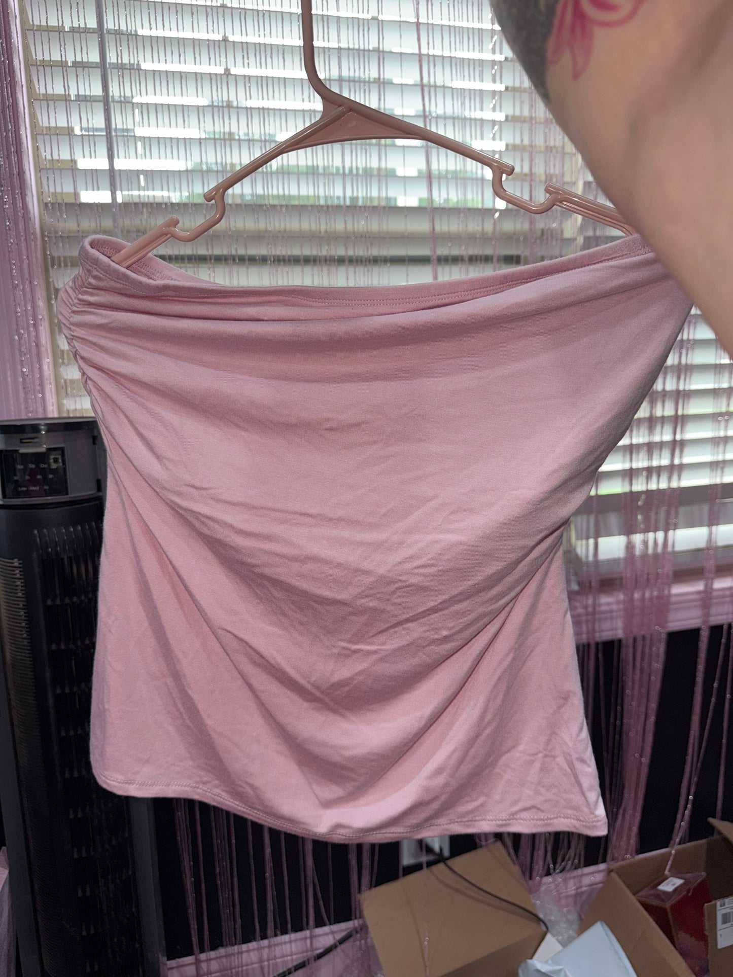 Double layered tube top (L)
