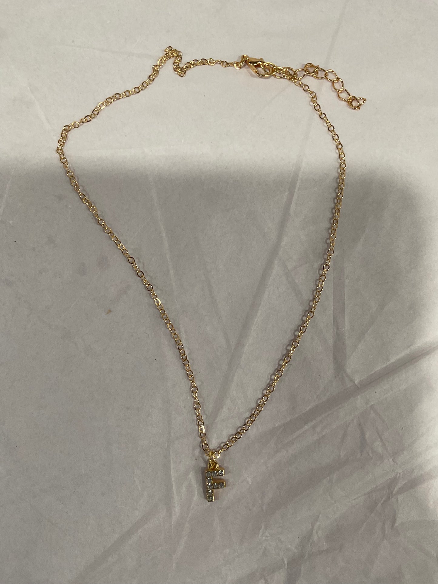 Letter f necklace