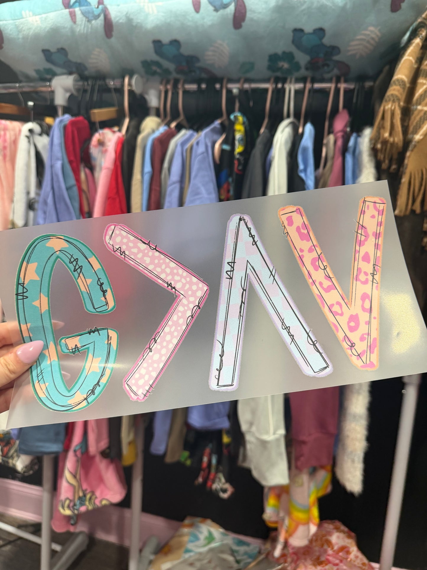 God is greater screen print