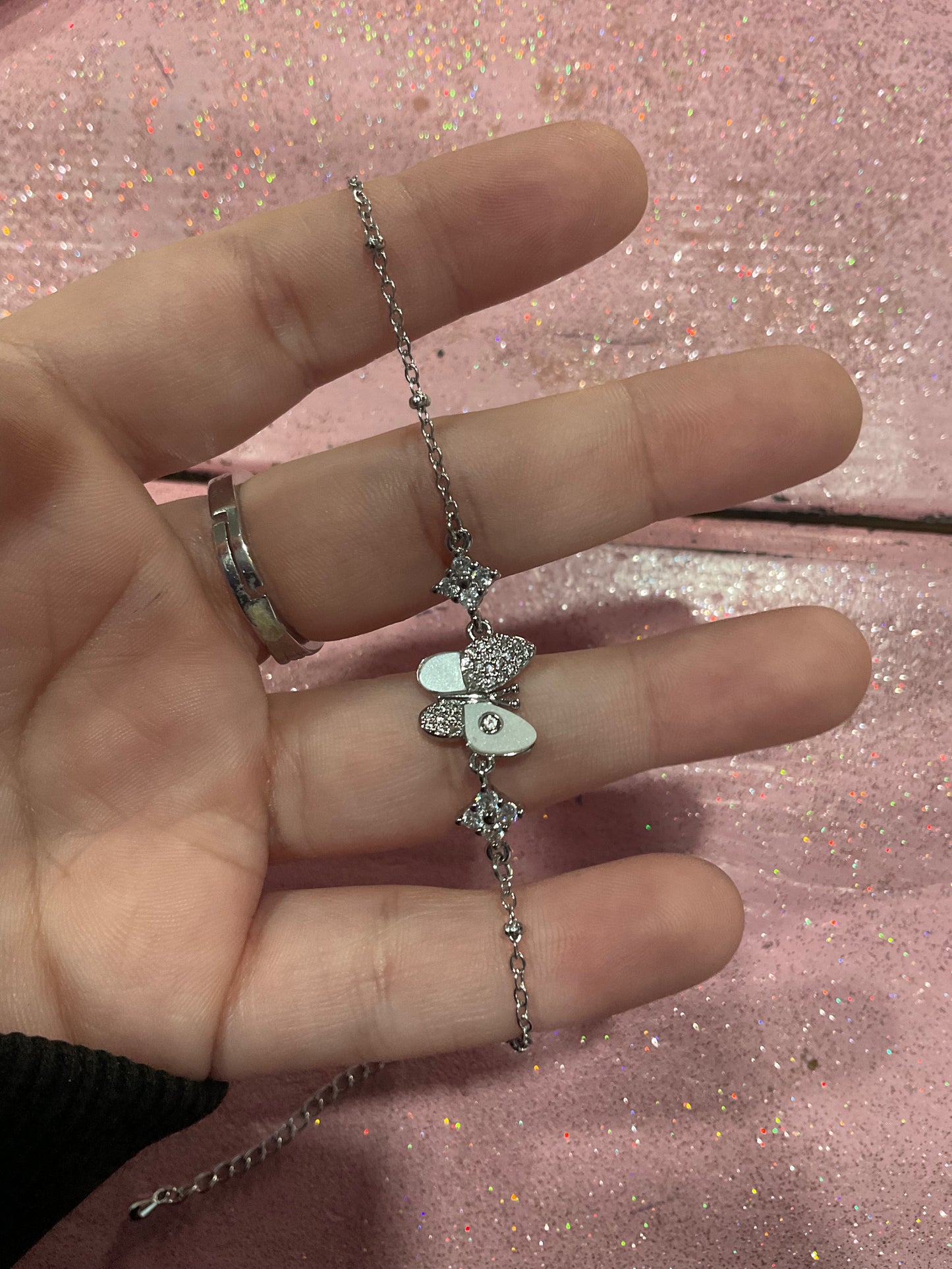 Butterfly sparkle bracelet