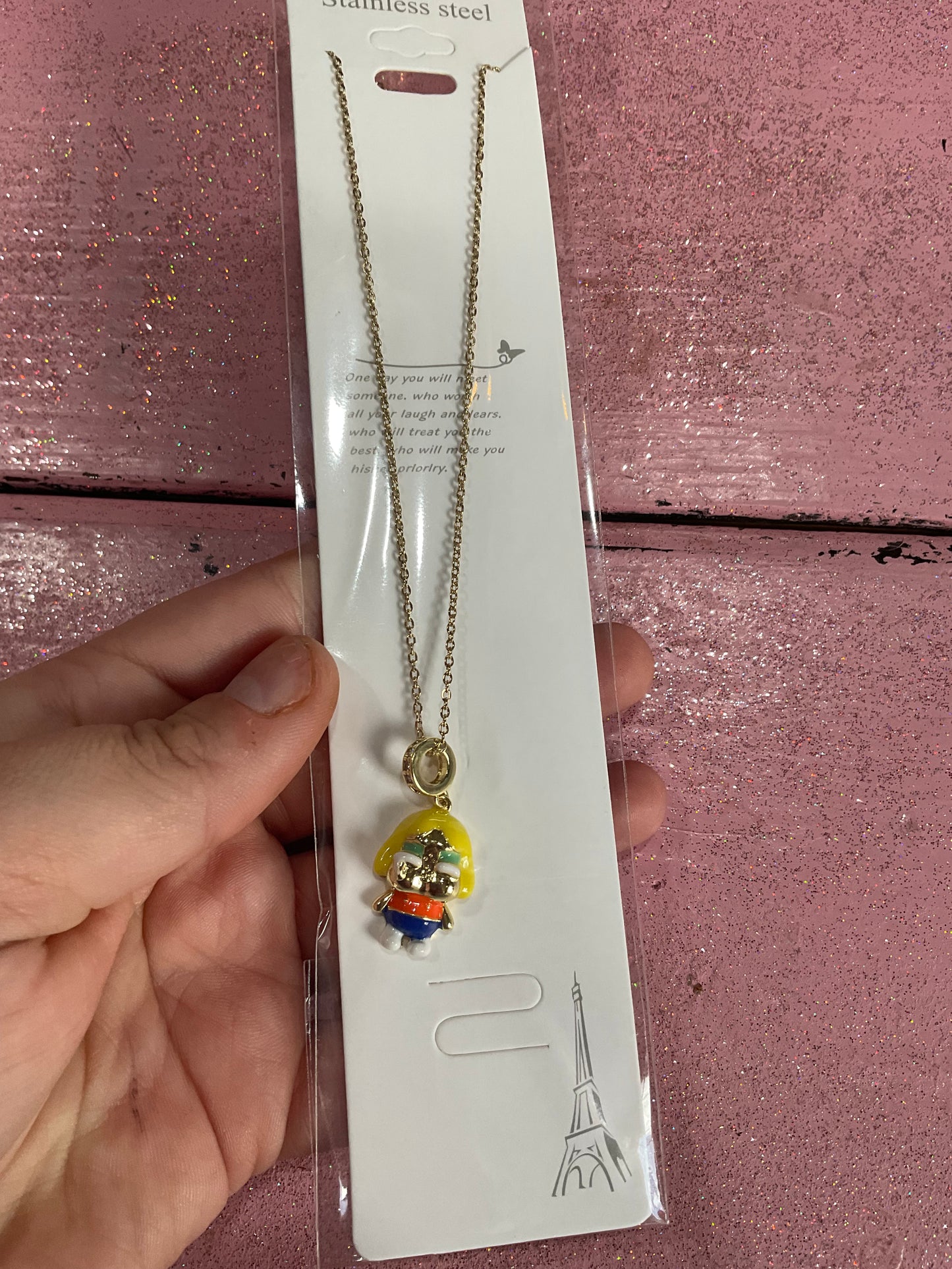 Cry baby necklace