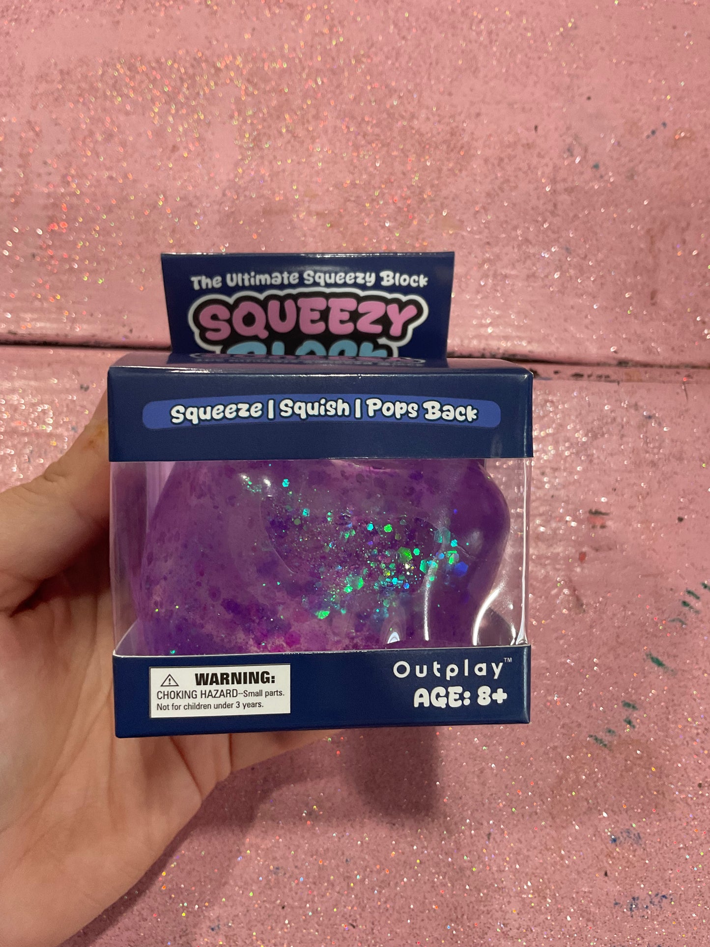 Squeezy block purple