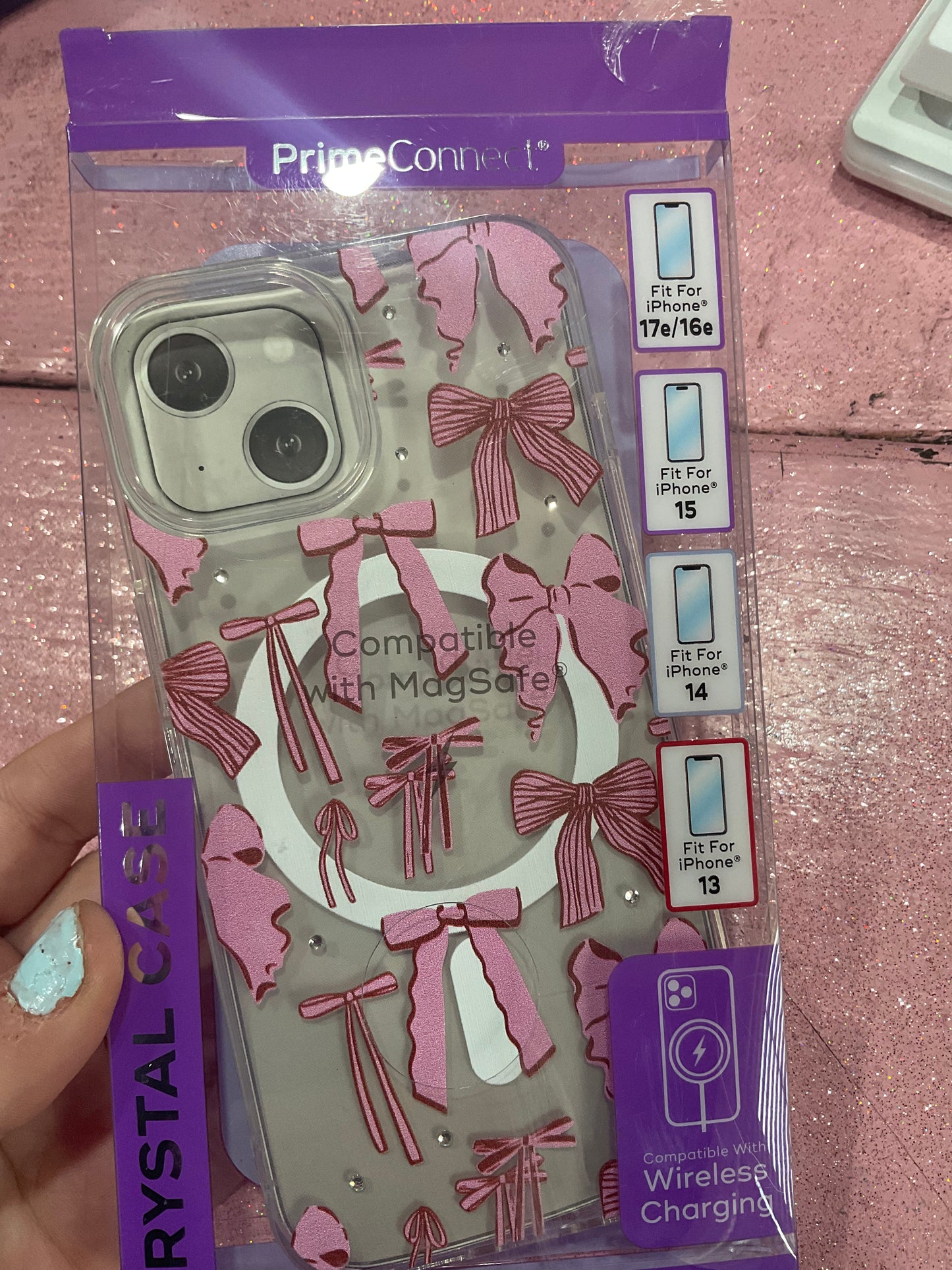 Bow phone case fit IPhone 13,14,15,17e