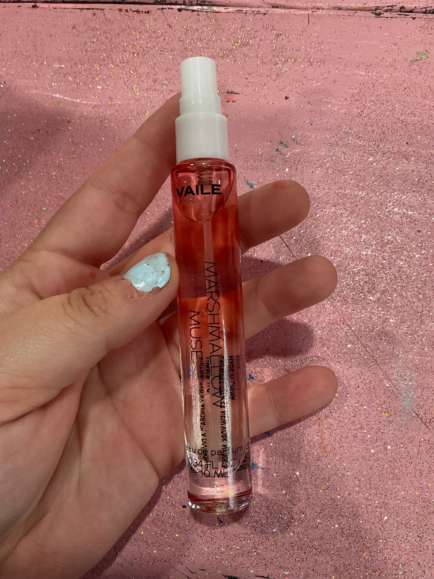 Marshmallow muse travel perfume