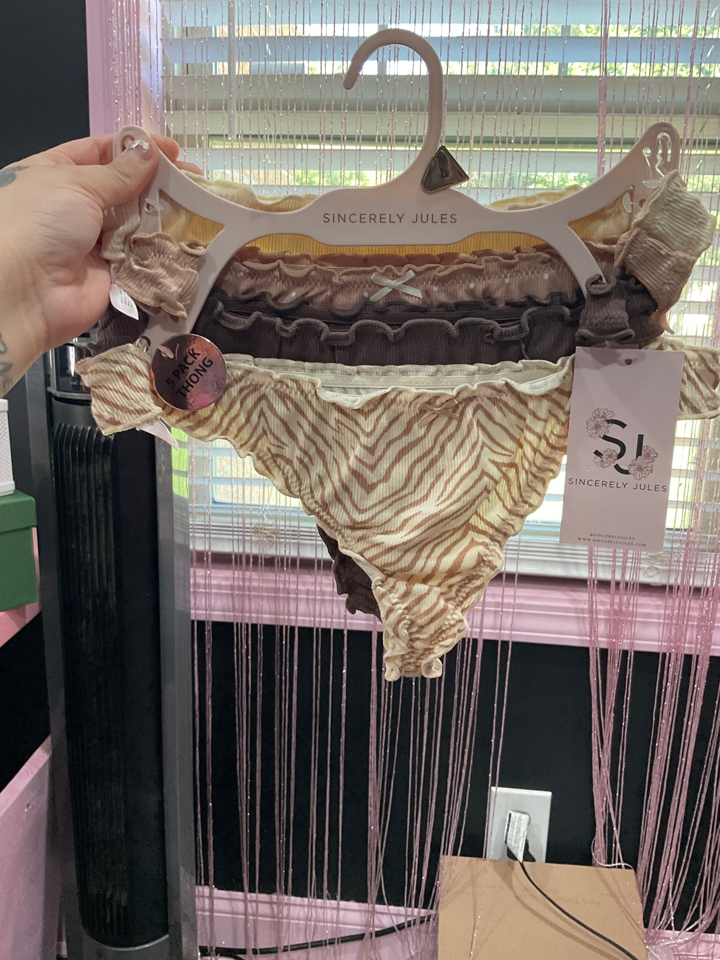 Cheetah undies set (L)