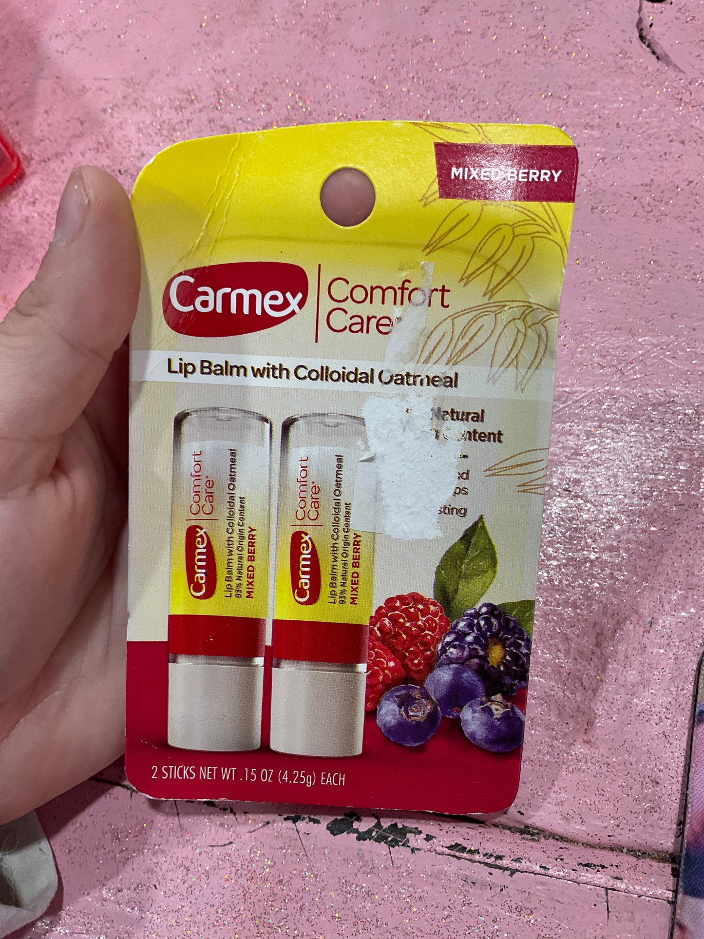 Mixed Berry lip balm set
