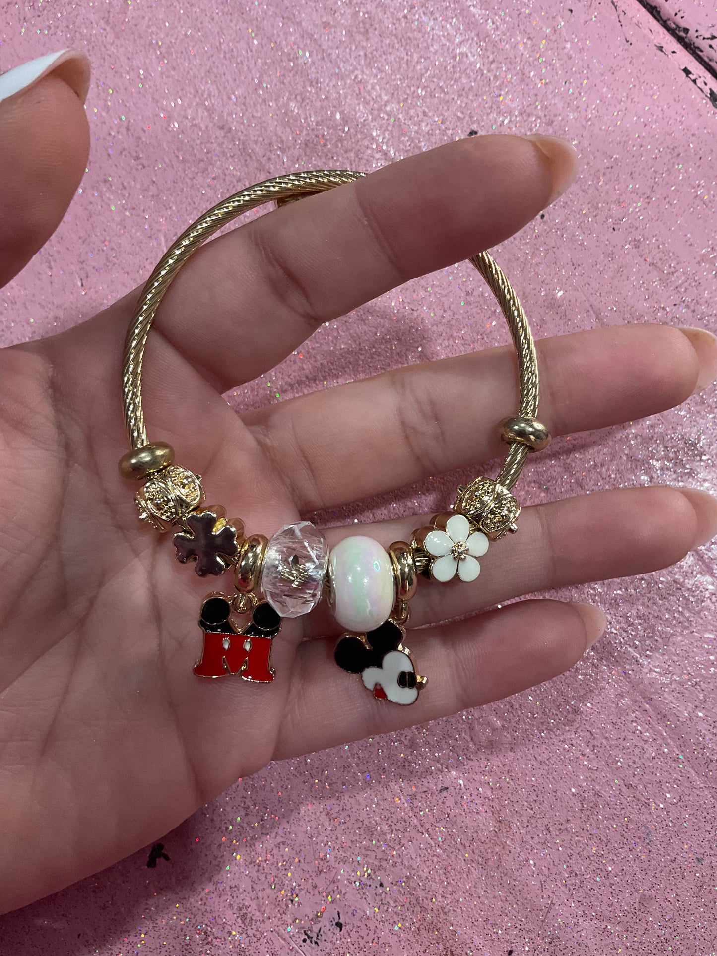 Minnie charm bracelet