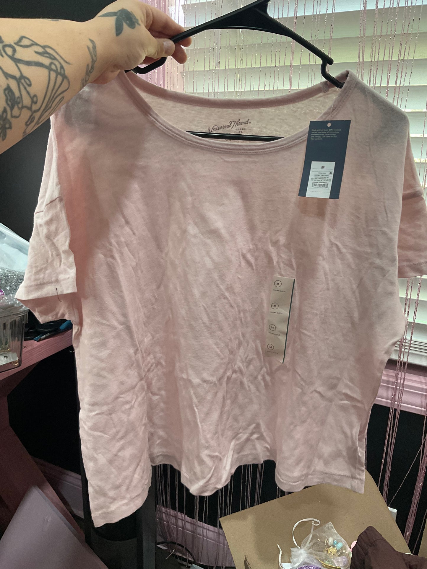 Pink tee (M)