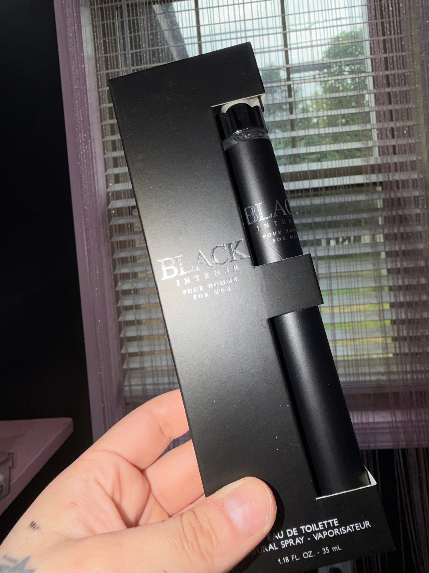 Black intense cologne