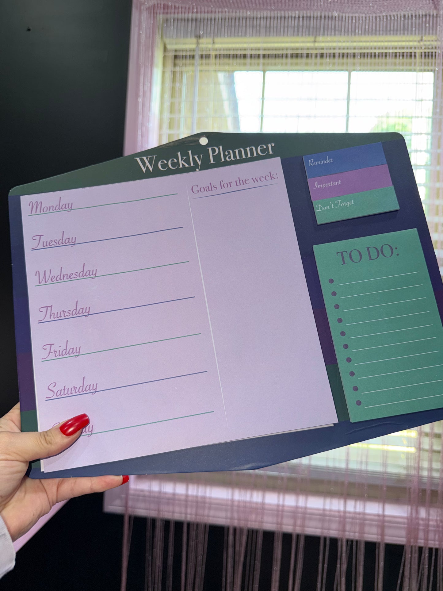 Weekly planner