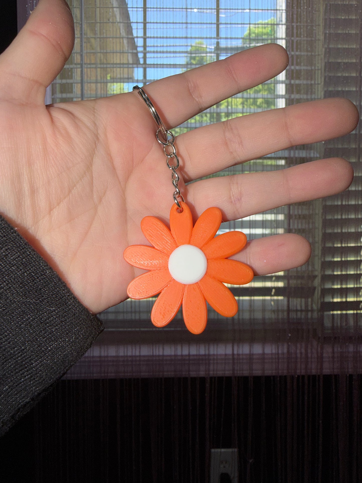 Sunflower keychain
