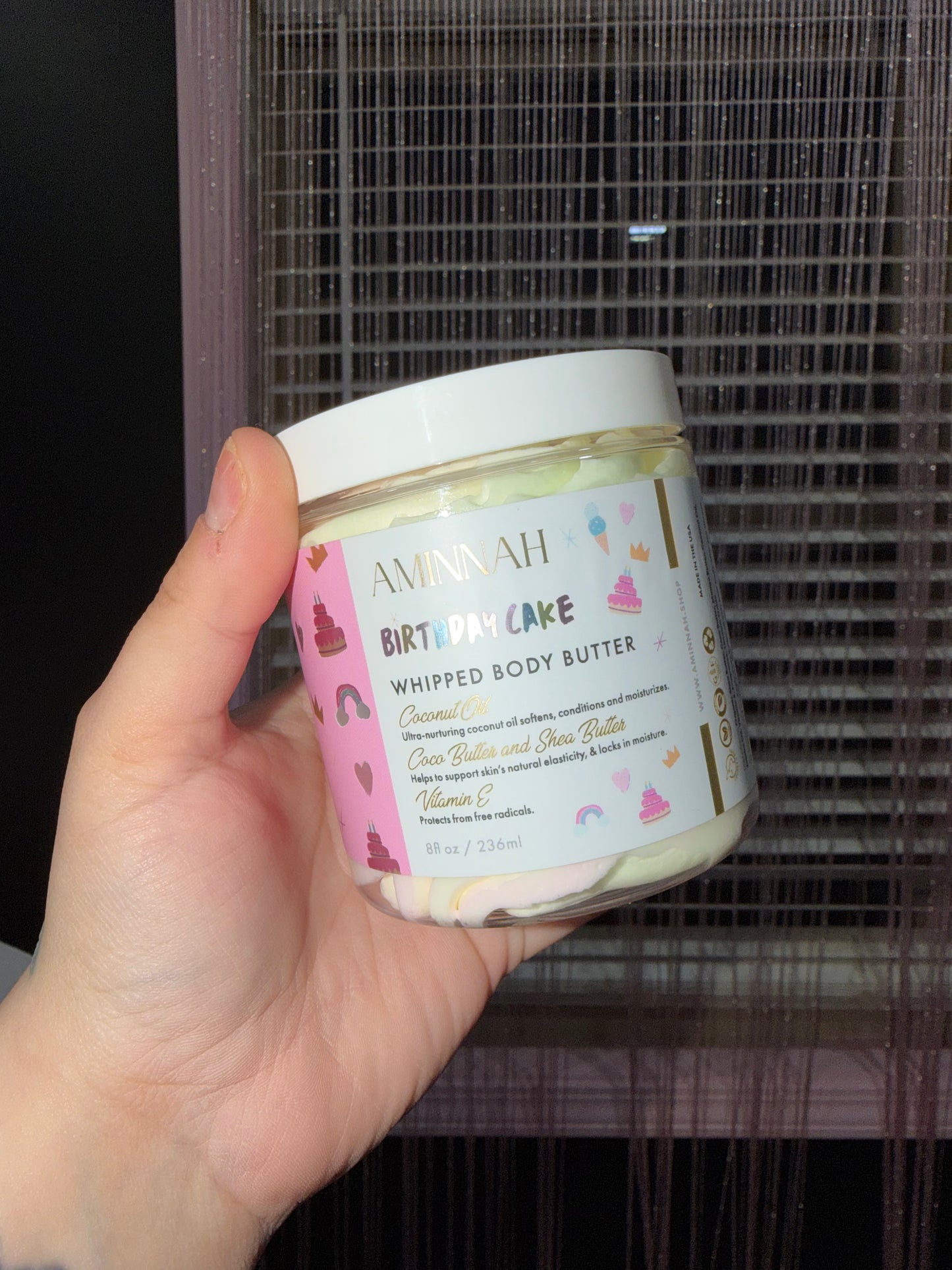 Birthday cake body butter