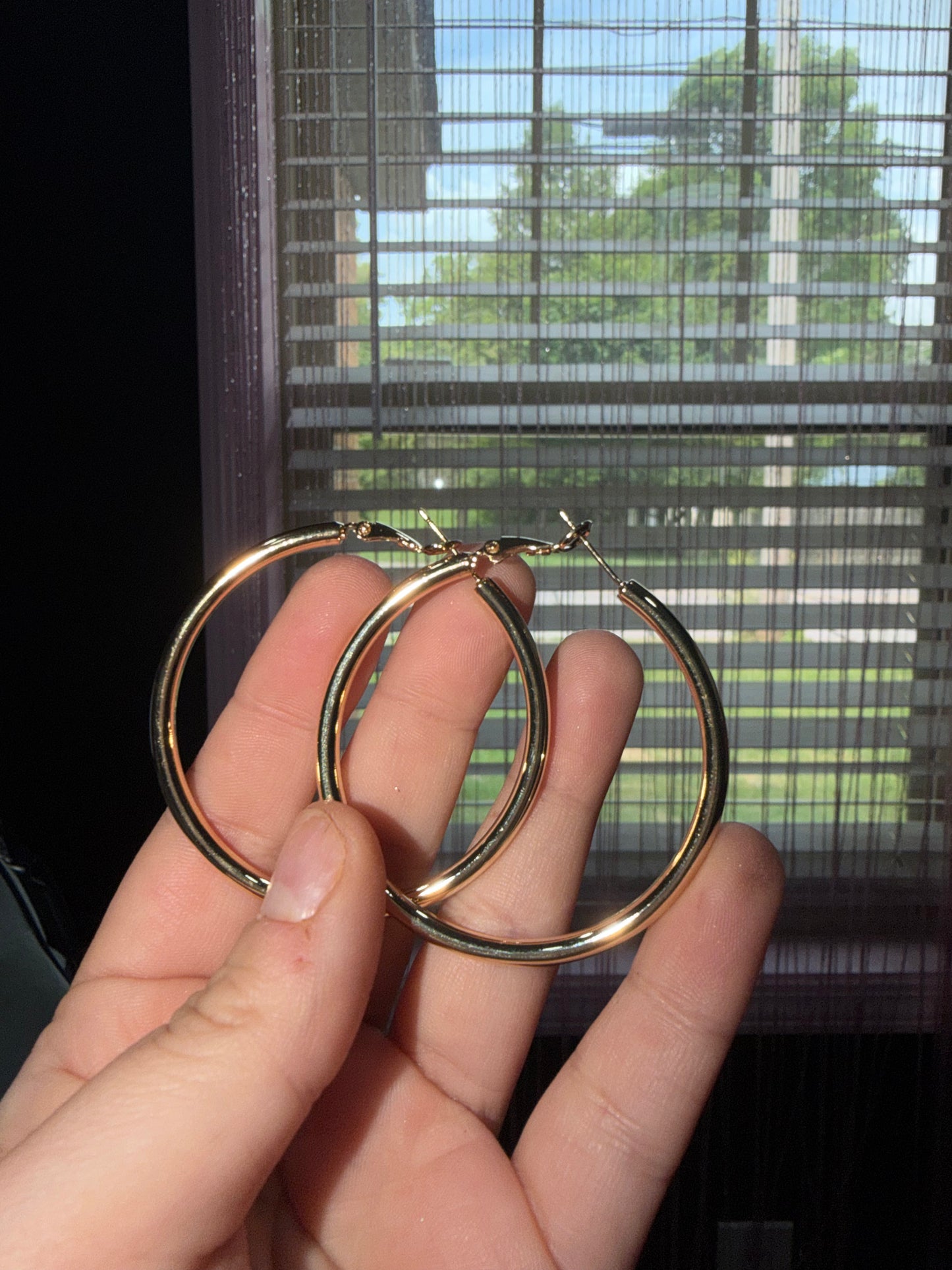 Hoop earrings