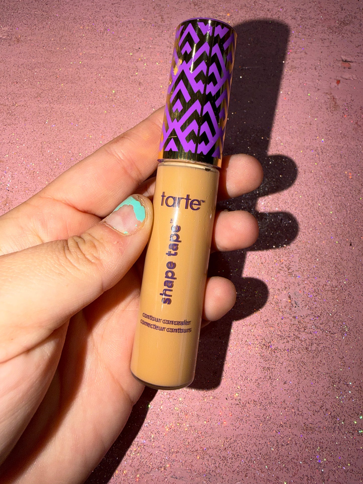 Tarte shape tape concealer shade “deep sand”