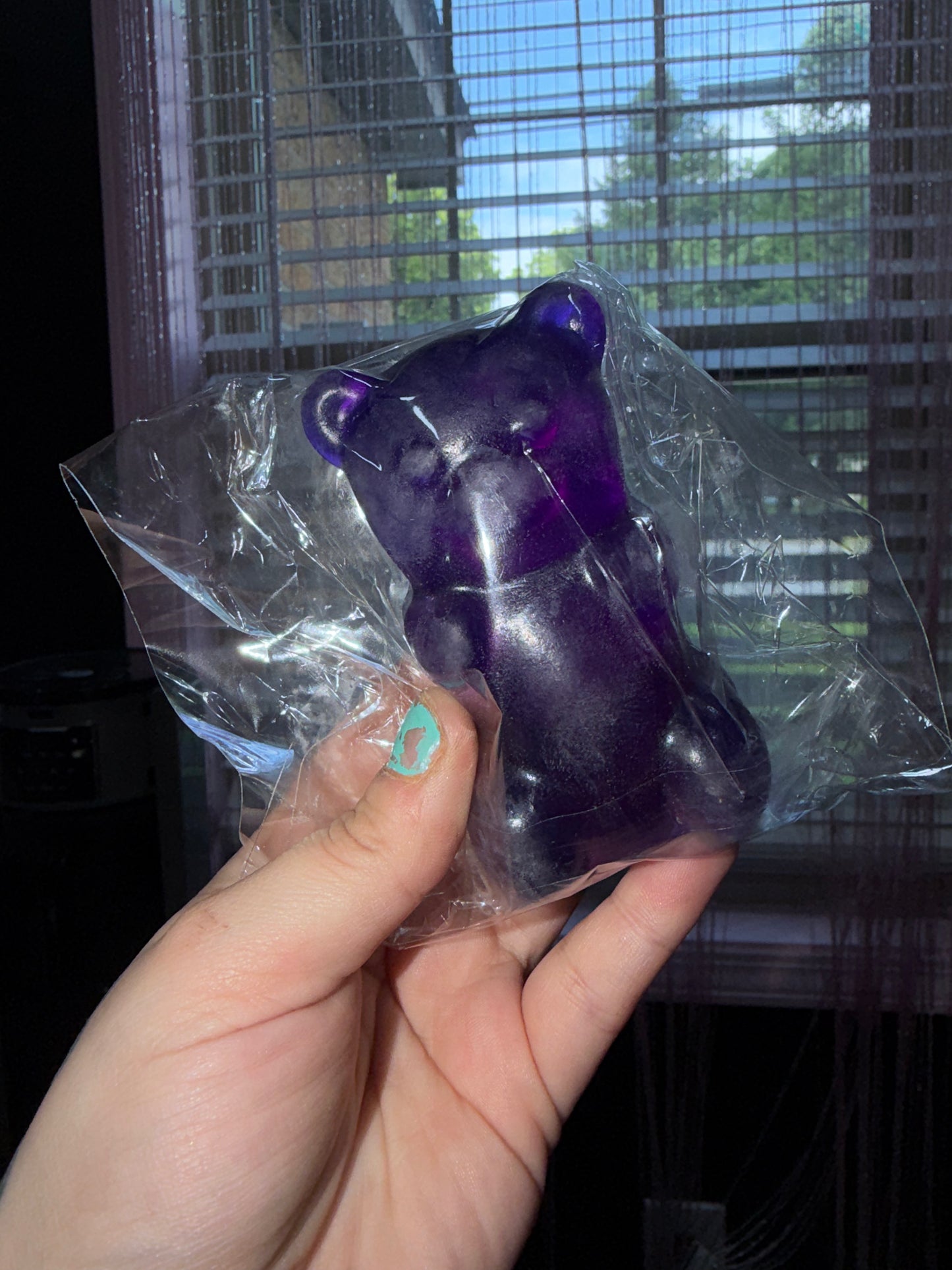 Grape gummy bear soap
