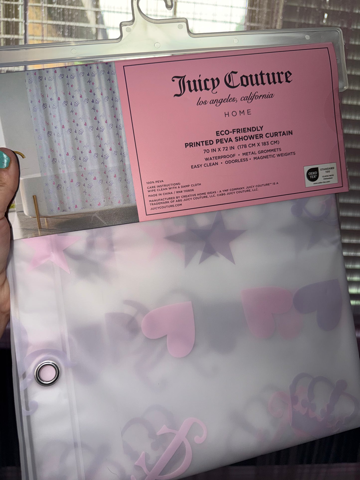 Juicy shower curtain