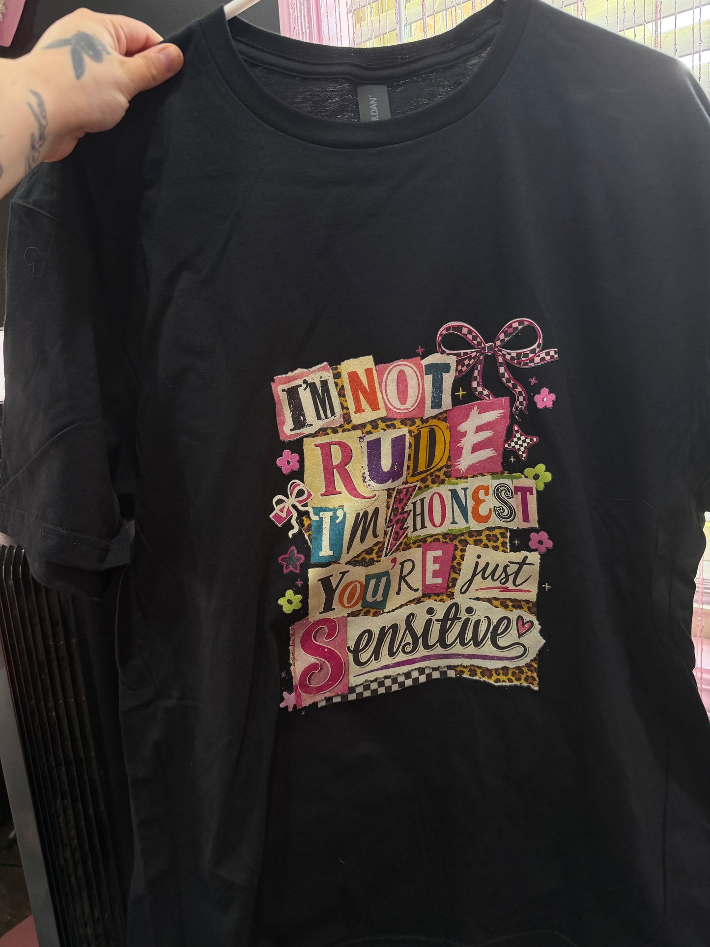 You’re sensitive tee (L)