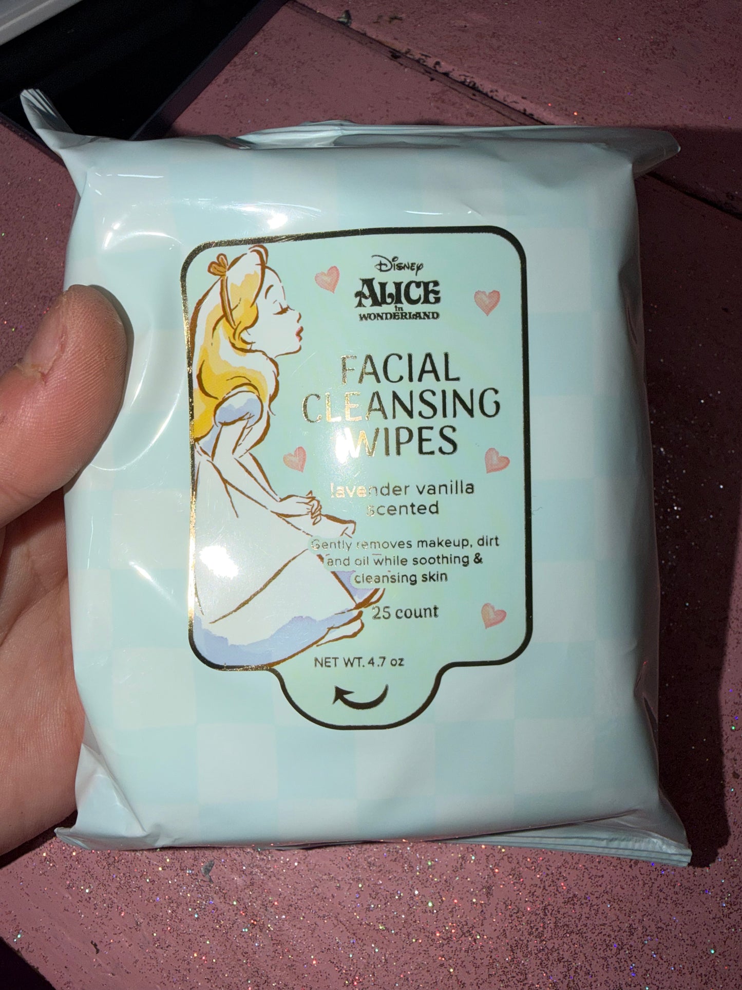 Lavender and vanilla make up wipes