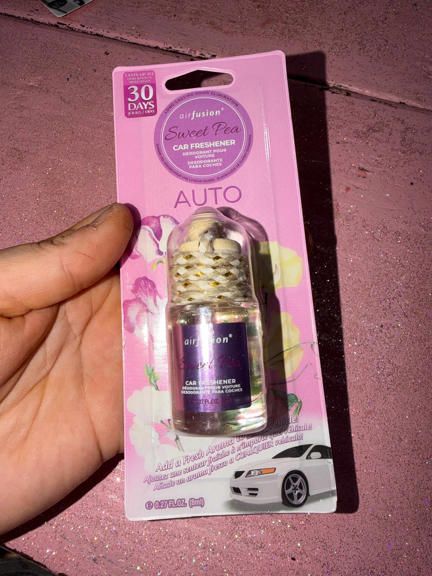 Sweet pea car scent