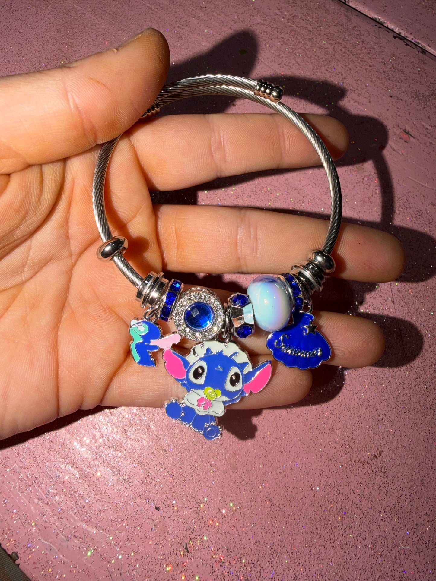 Stitch baby bracelet