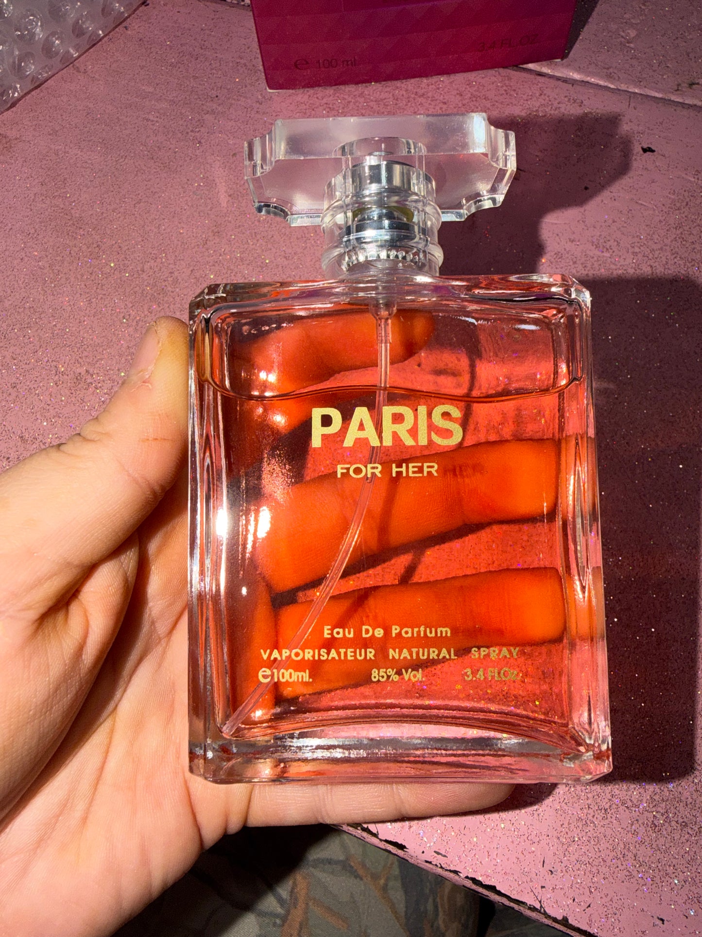 Paris for her perfume