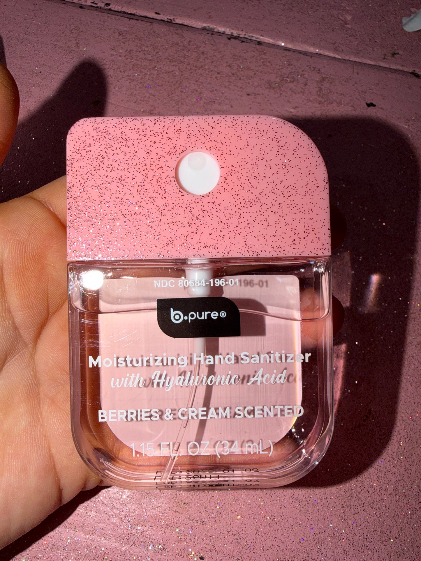 Berries and cream hand sanitizer