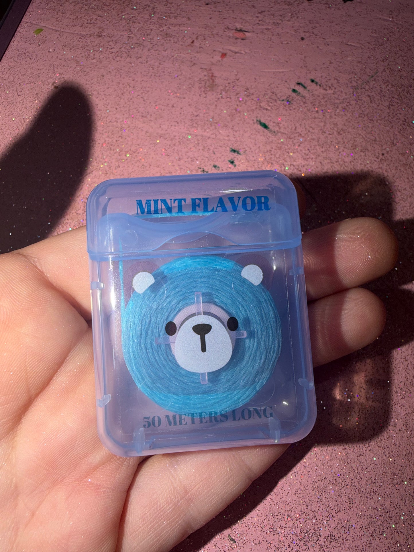 Mint flavor floss