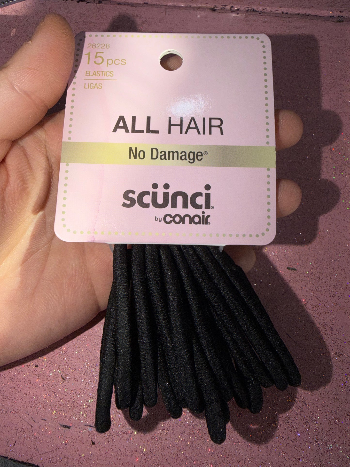 Black hair ties
