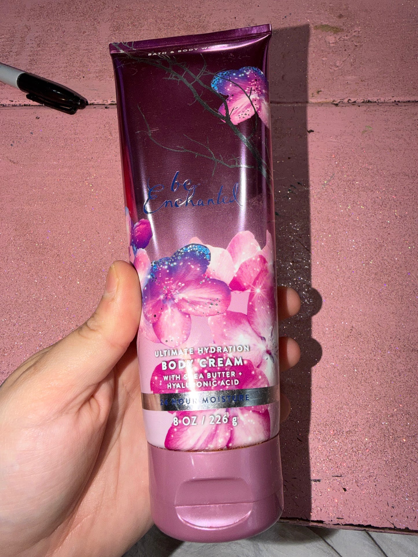 Enchanted bath and body works lotion