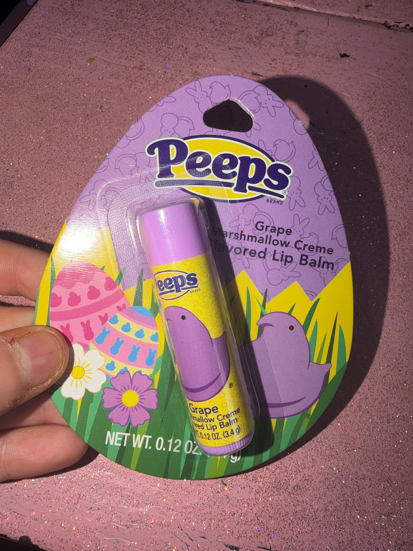 Grape marshmallow lip balm