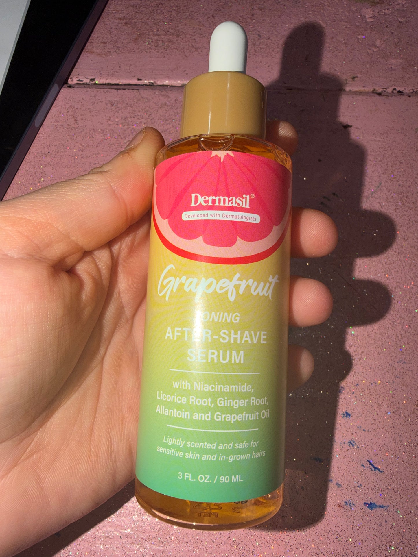 Grapefruit after shave