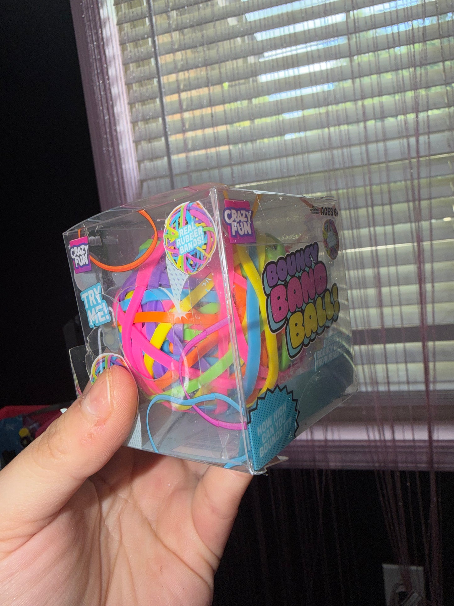 Bouncy band ball