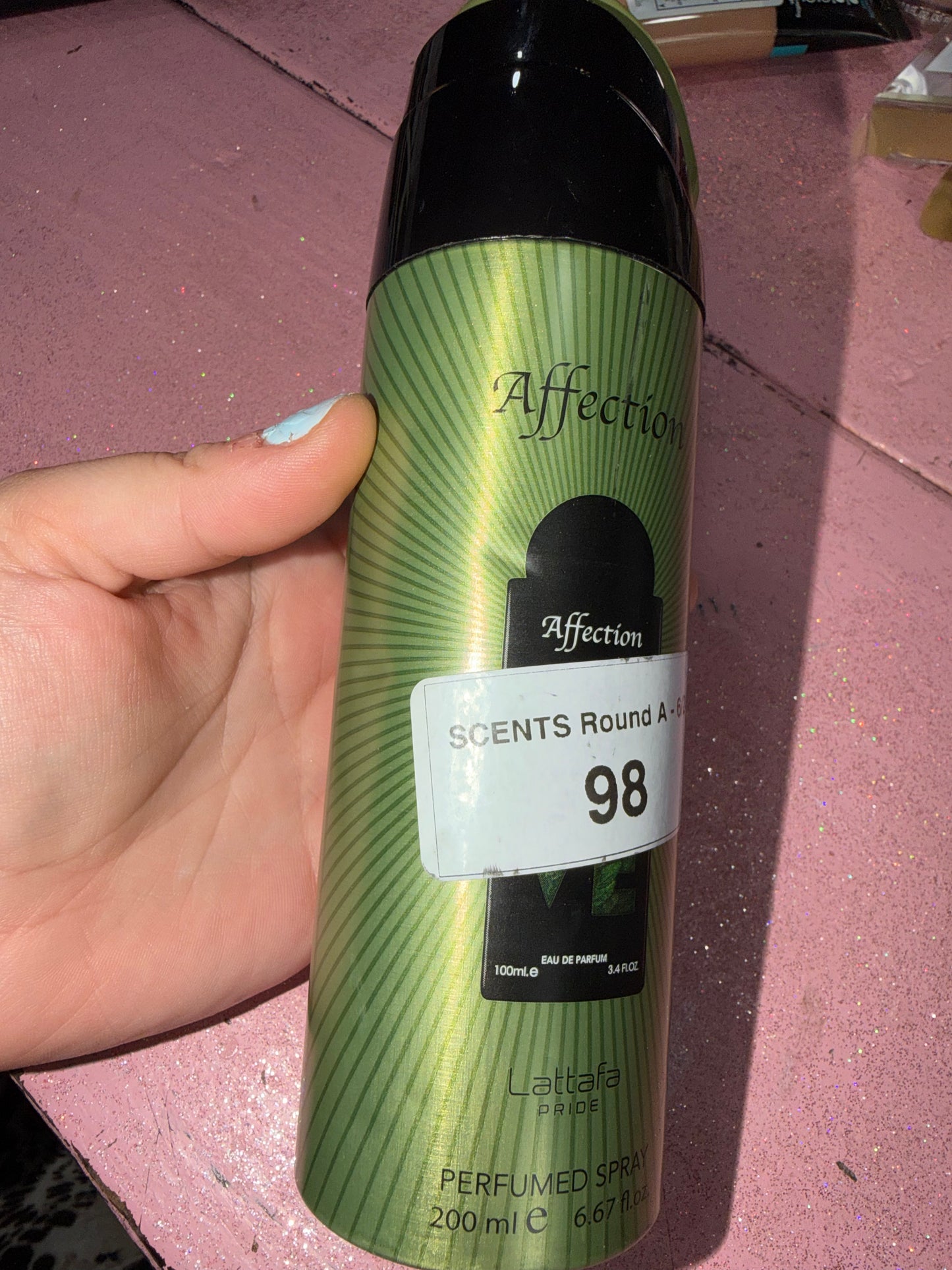 Lattafa affection men’s body spray