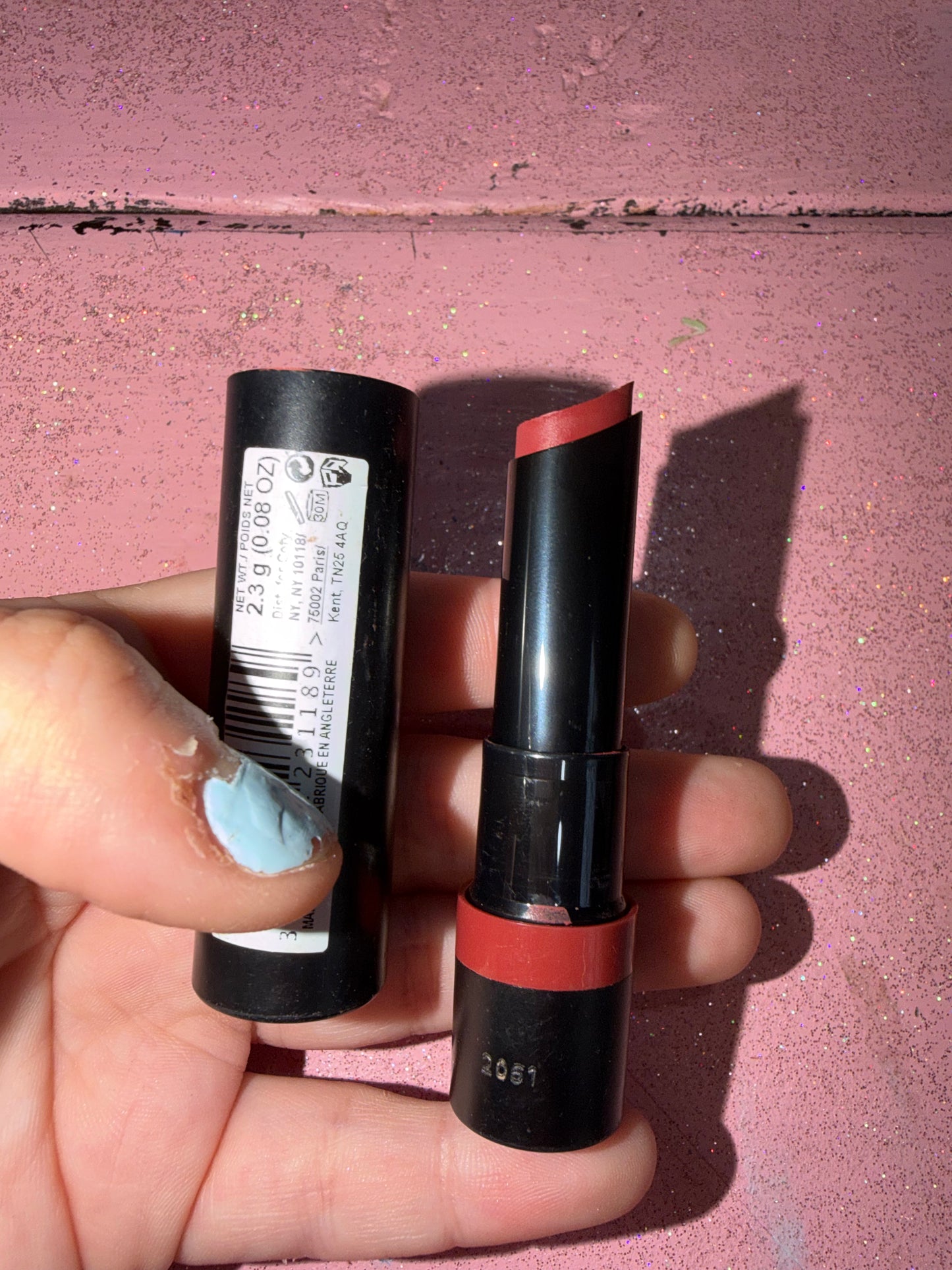 Rimmel London matte lipstick shade “chestnut rose”