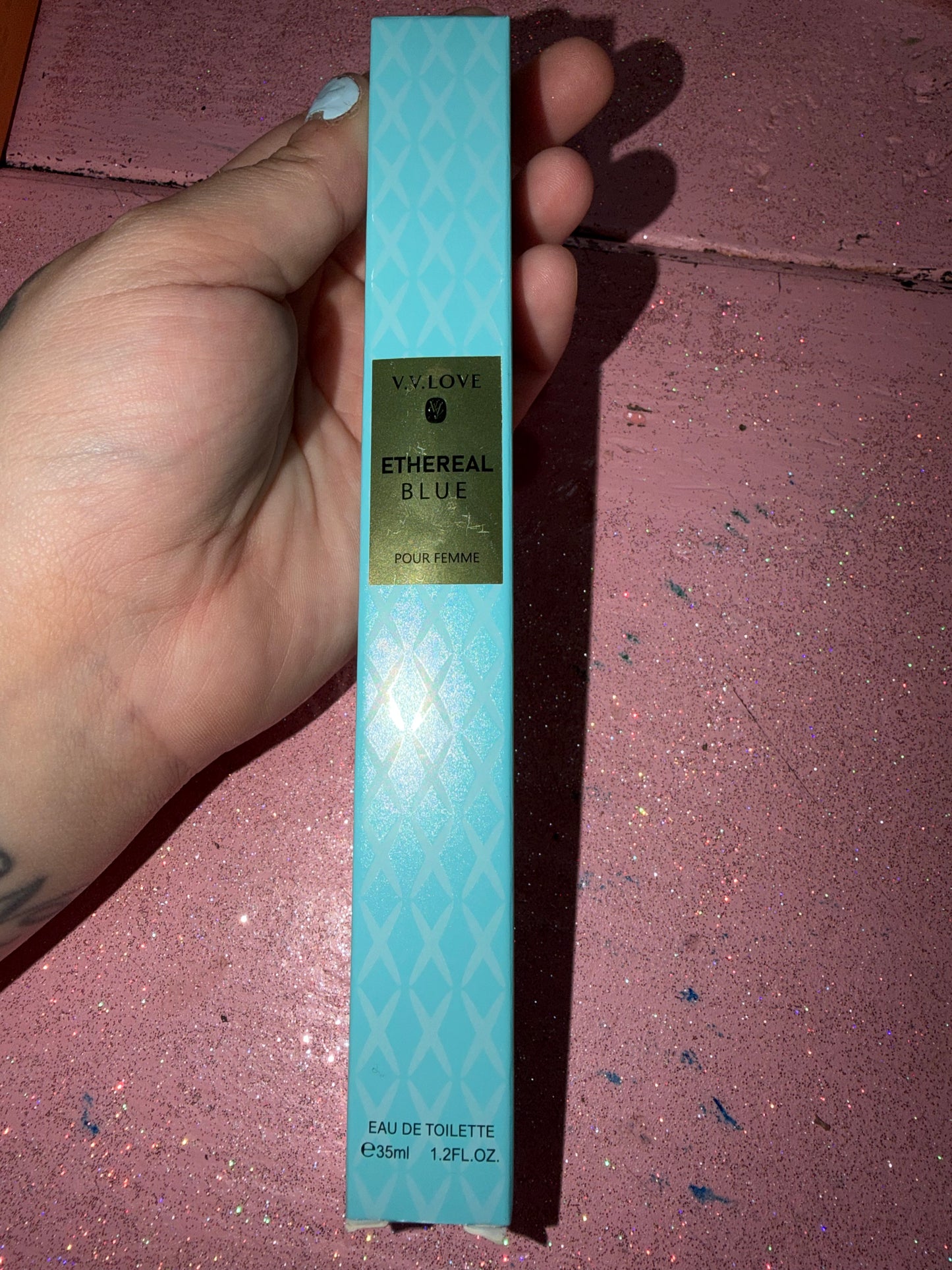 Ethereal blue perfume
