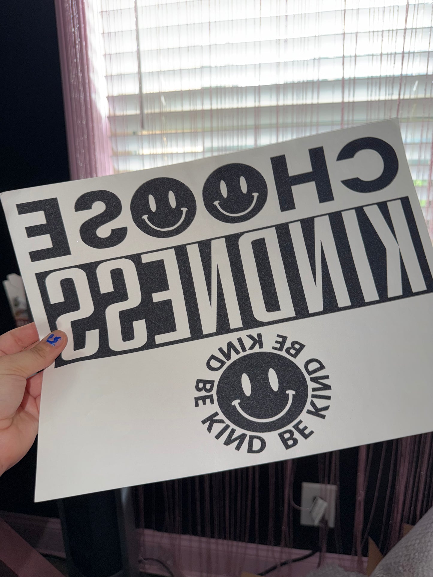 Choose kindness t shirt transfer
