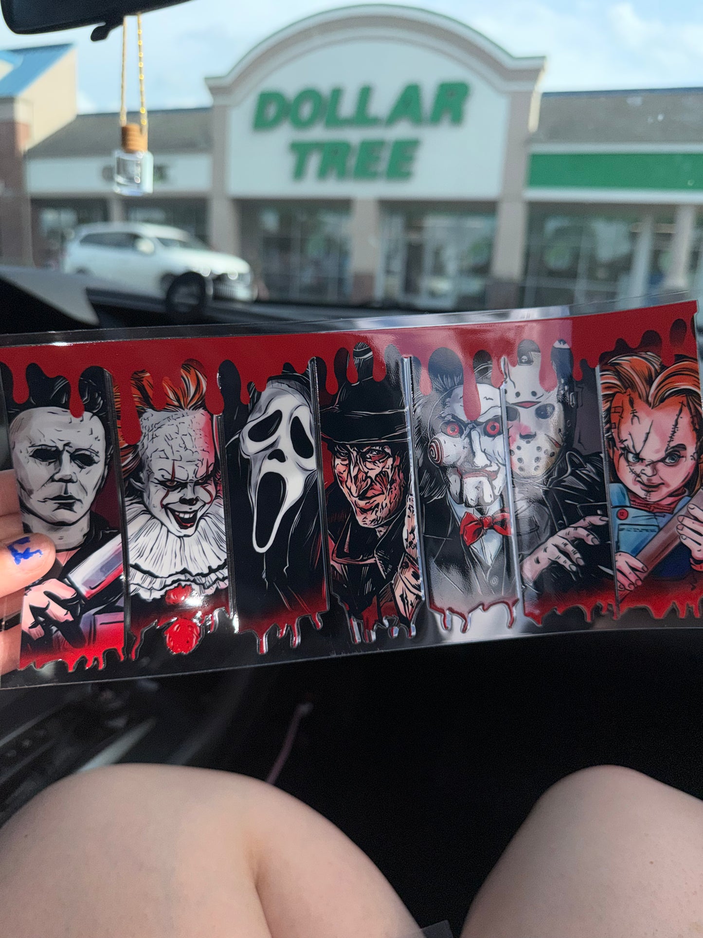Spooky character wrap