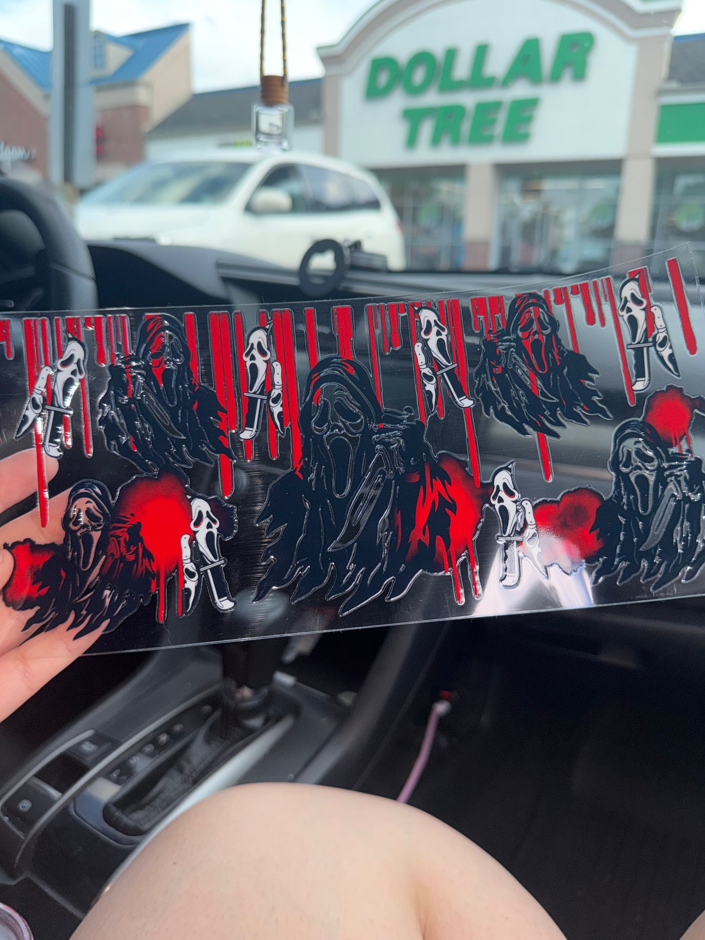 Ghost face bloody wrap