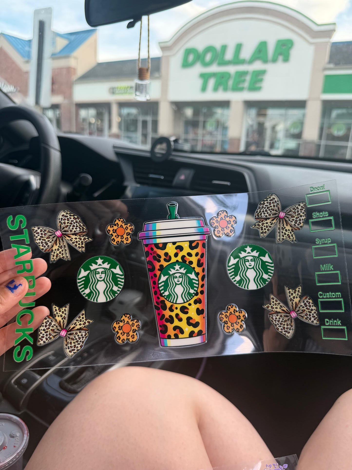 Cheetah Starbucks wrap