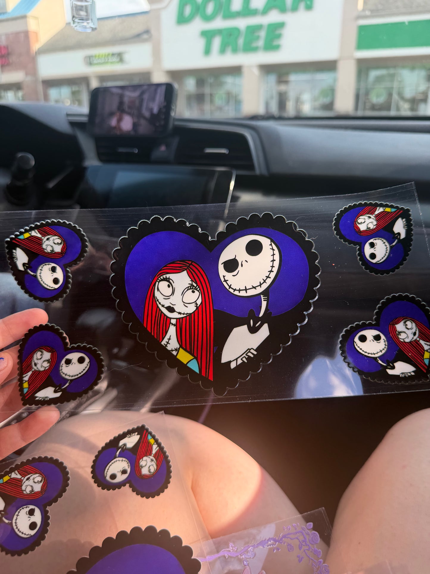 Jack and Sally heart wrap