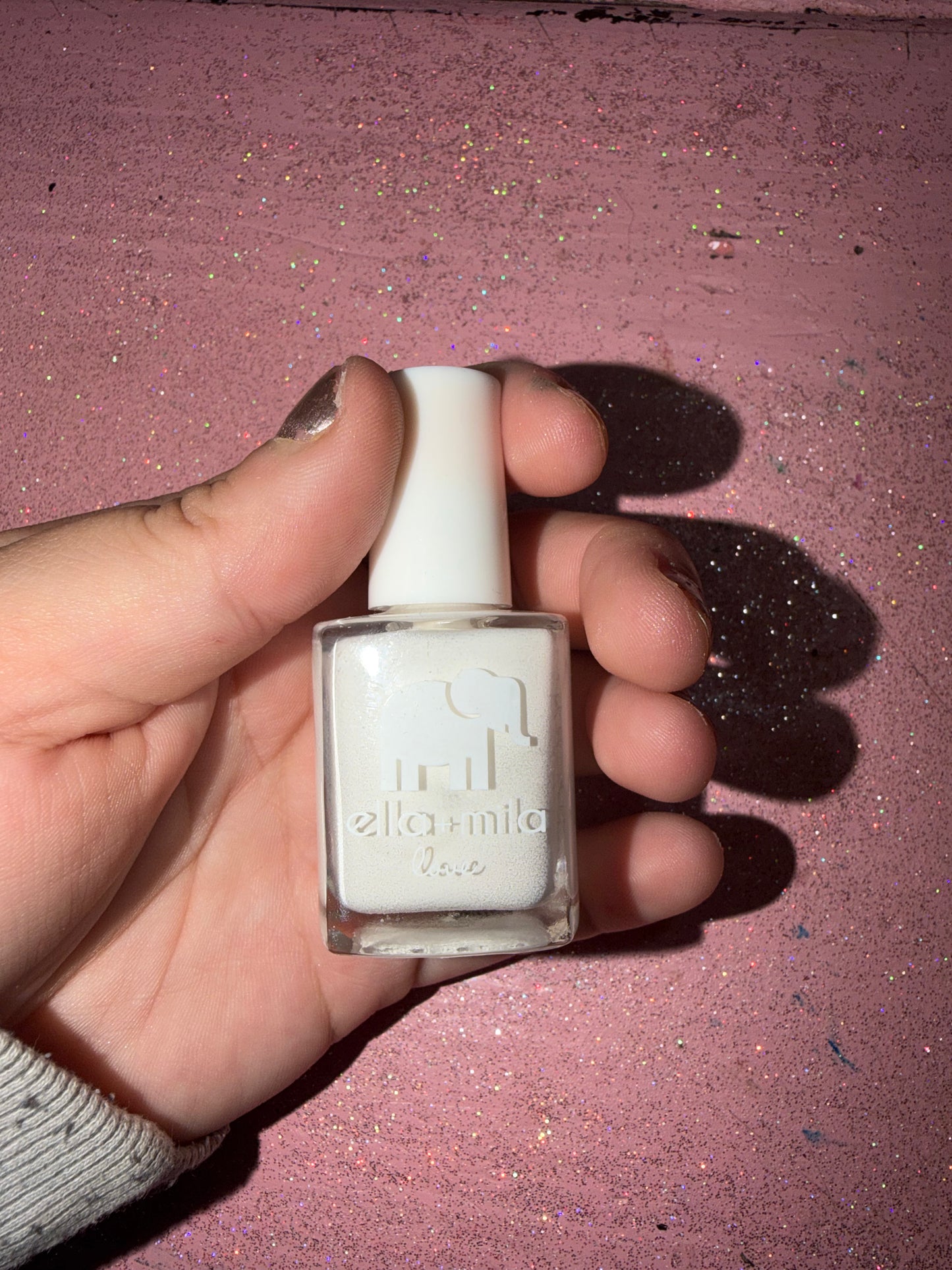 White nail polish