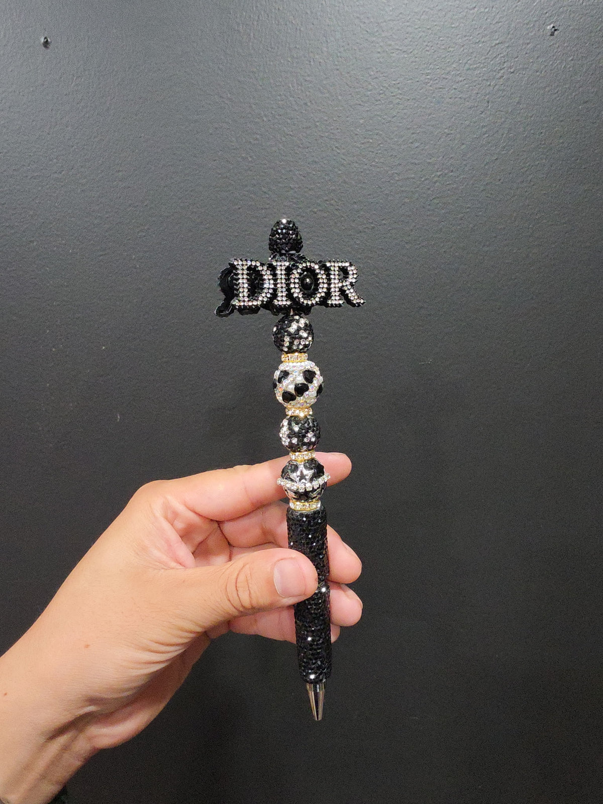 Dior rhinestone pen