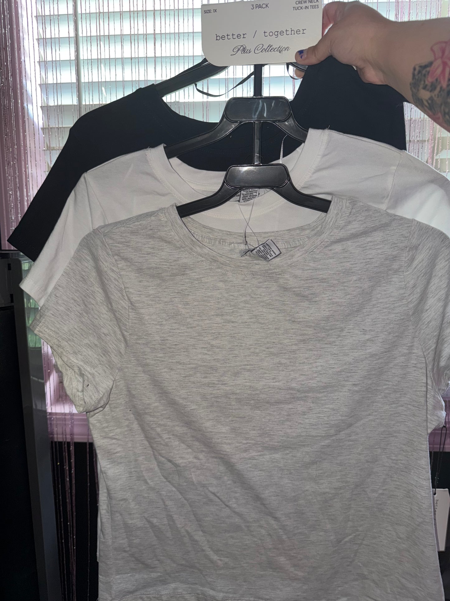 3 pack t shirt set (XL)