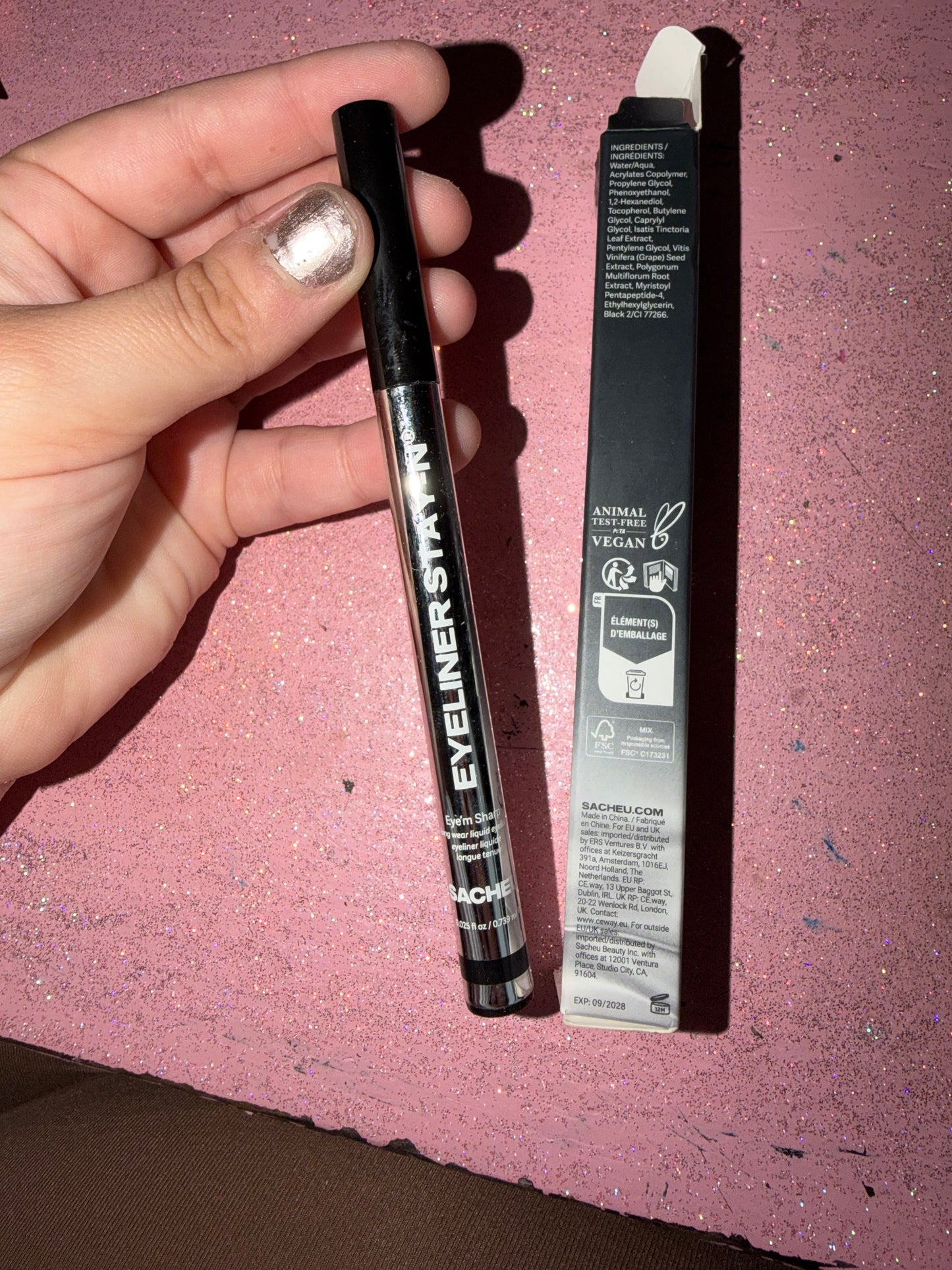 Black eyeliner